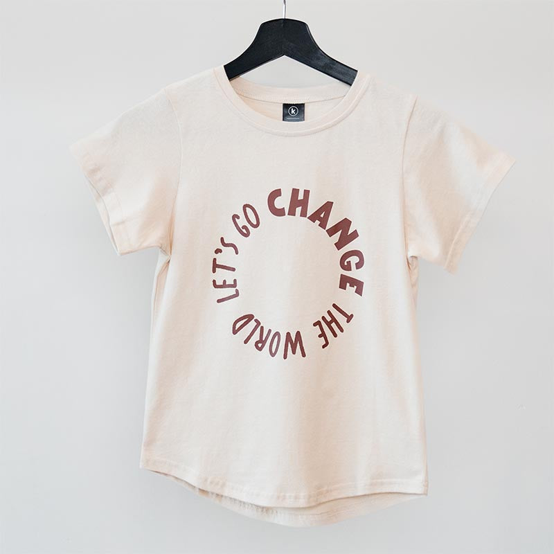 Let's Go Change The World Kids T-Shirt