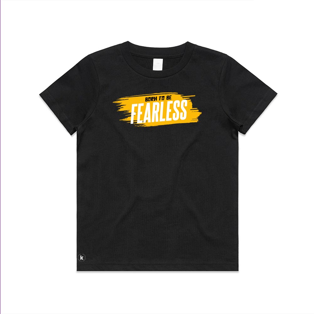 Born To Be Fearless Kids Basic T-Shirt