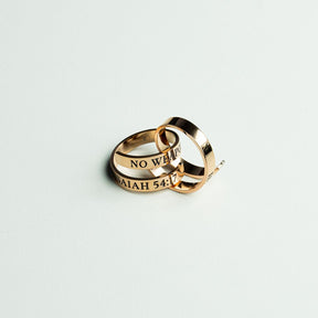 No Weapon Rose Gold Ring